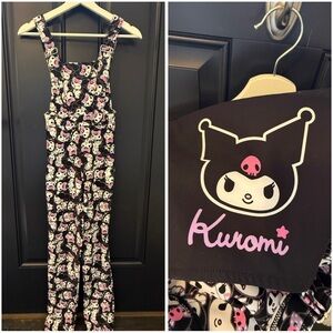 Blackmilk clothing x kuromi hello kitty overalls pants size XS rare style